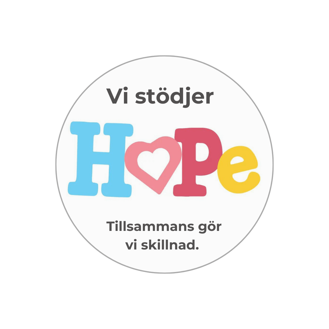 Vi stödjer HOPE