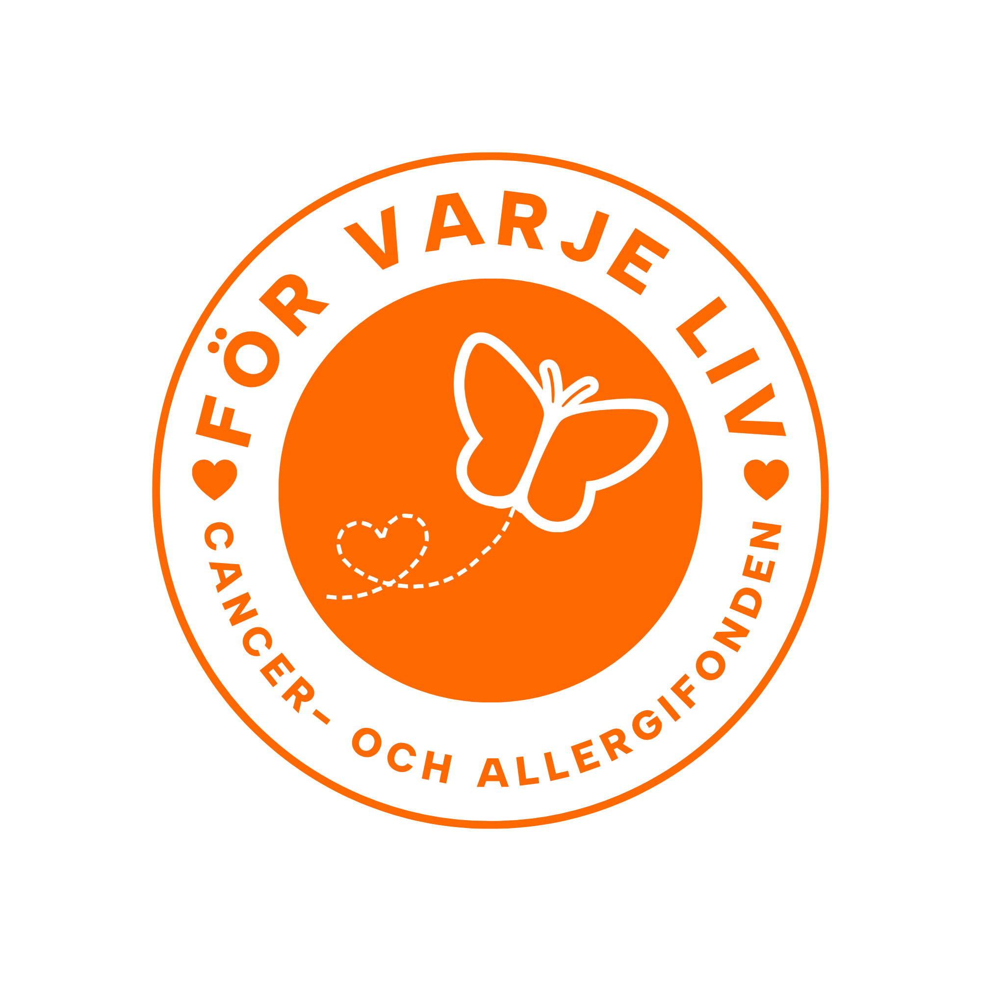 För varje liv_badge_white outline